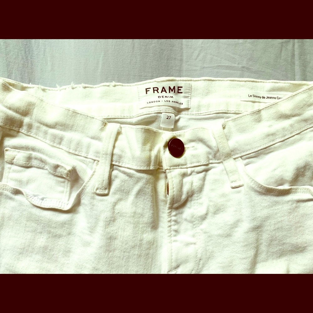 Frame “Le Skinny de Jeanne” in White